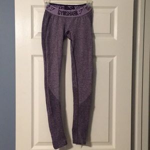 Gymshark Flex Leggings Purple Marl/Lilac